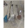 Image 3 : 6x Hand Yard Tools: Spade Shovels Rakes