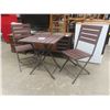 Image 1 : 3 Piece Bistro Set 28x24x24