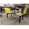 Image 3 : Resturant Booth with Table and Benches 33x24x60 Table Size 30x24x24