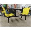 Image 5 : Resturant Booth with Table and Benches 33x24x60 Table Size 30x24x24