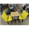 Image 7 : Resturant Booth with Table and Benches 33x24x60 Table Size 30x24x24