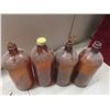 Image 3 : Brown Javex Bottles + Liquor Bottles 