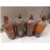 Image 7 : Brown Javex Bottles + Liquor Bottles 