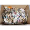 Image 1 : BOX OF STAMPS FROM AROUND THE WORLD PRE 1970
