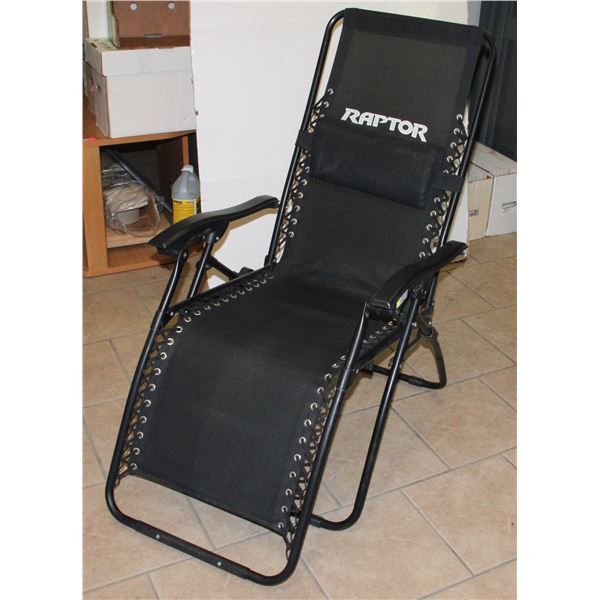 AUTHENTIC RAPTOR GRAVITY CHAIR IN EXCELLENT