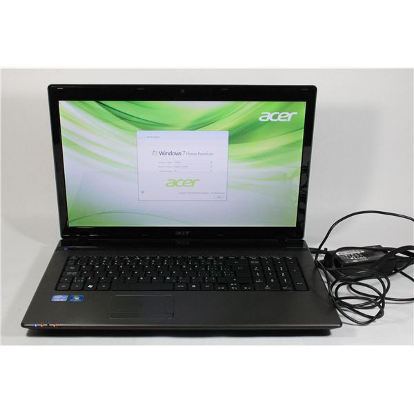 ACER LAPTOP WITH CHARGER