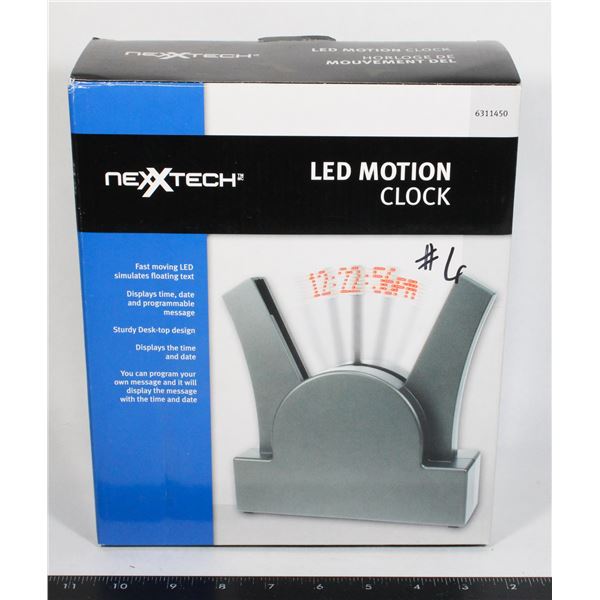 NEXXTECH LED MOTION CLOCK