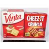 Image 1 : CHEEZ-IT CRUNCH ORIGINAL CHEDDAR AND VINTA SNACKS