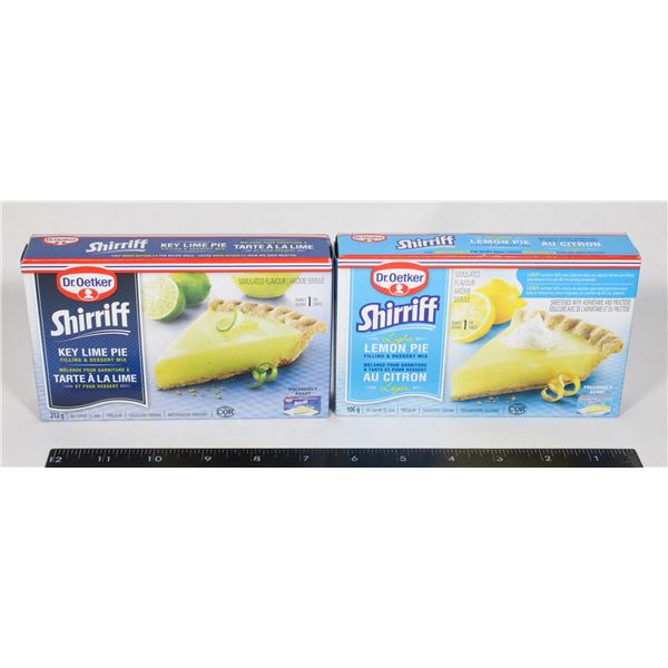 DR. OETKER KEY LIME PIE AND LIGHT LEMON PIE
