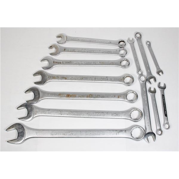 BOX OF MASTERCRAFT WRENCHES. ALL SAE
