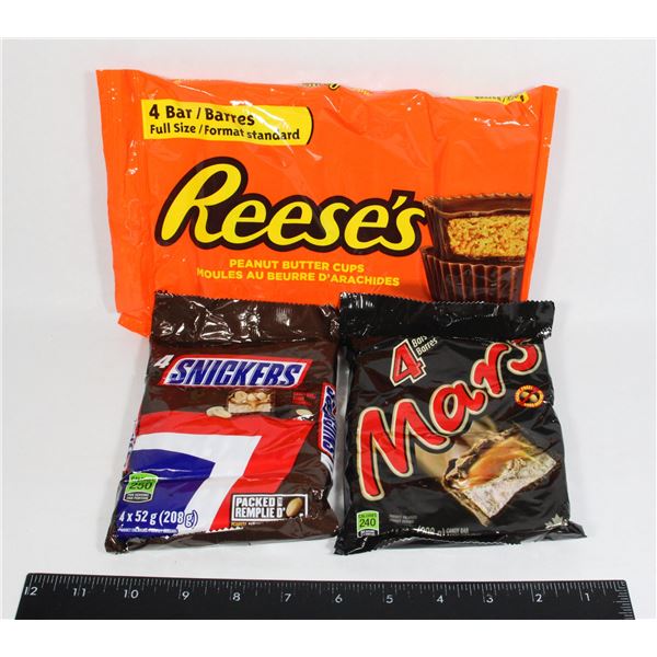 BUNDLE OF CHOCOLATE BARS SNICKERS, MARS AND