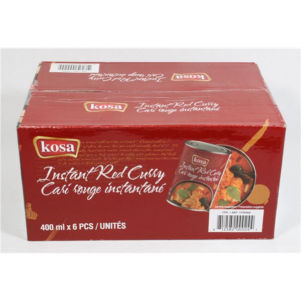 KOSA INSTANT RED CURRY 6 CANS