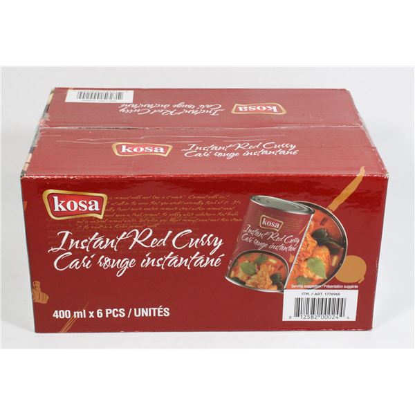 KOSA INSTANT RED CURRY 6 CANS