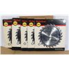 Image 1 : 5 NEW CIRCULAR SAW BLADES (7-1/4")