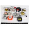 Image 1 : FLAT OF TAPE MEASURES, MOSTLY LUFKIN