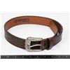 Image 1 : HOOEY LEATHER BELT, SIZE 32
