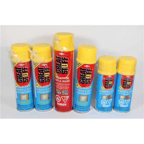 BOX OF GREAT STUFF WINDOW AND DOOR FOAM