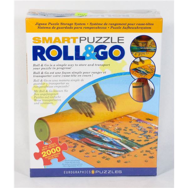 SEALED ROLL & GO SMART PUZZLE. STORE AND