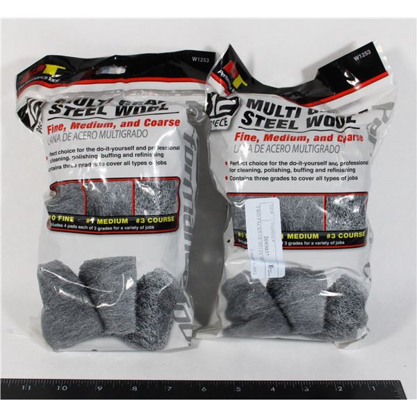 TWO PACKS OF STEEL WOOL