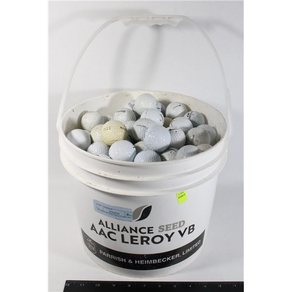 BUCKET OF GOLF BALLS APX 150