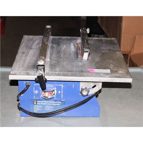 POWERFIST DIAMOND WHEEL BENCHMOUNT SAW