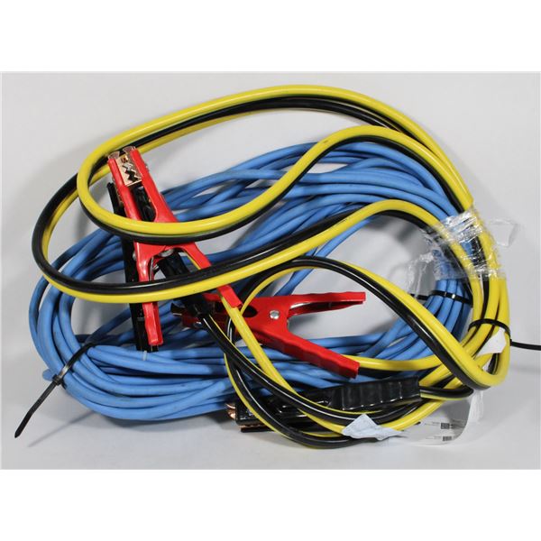 BOOSTER CABLES AND EXTENSION CORD