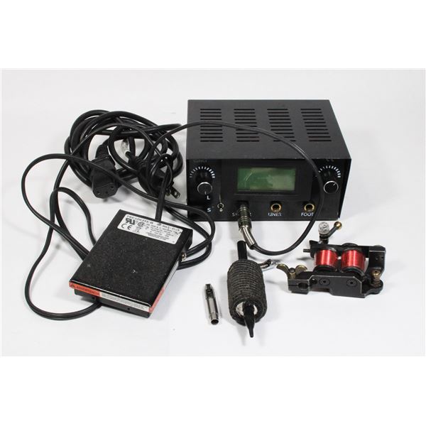 TATTOO GUN SET UP, PEDAL TESTED