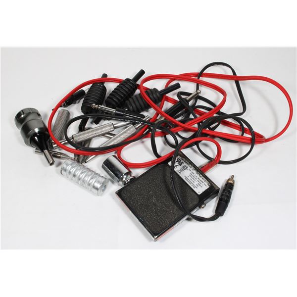 TATTOO PEDAL, CORDS, ACCESSORIES
