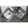 Image 1 : COMMERCIAL CORNER SINK WITH SOME PLUMBING