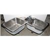 Image 2 : COMMERCIAL CORNER SINK WITH SOME PLUMBING