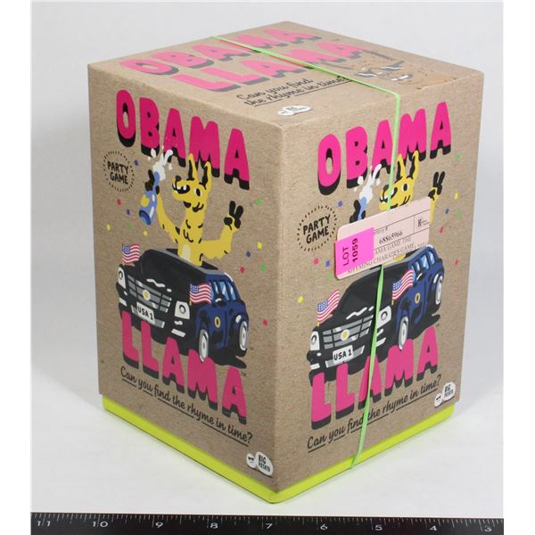 OBAMA LLAMA GAME THE RHYMING CHARADES GAME