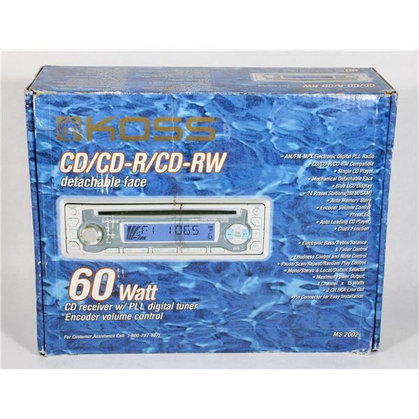 KOSS CD/CD-R/CD-RW CAR STEREO 60W