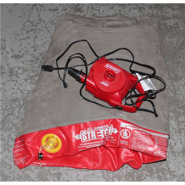 COLEMAN DOUBLE AIR MATTRESS WITH PUMP
