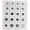 Image 2 : 20 COINS ALL FRANCE  PAGE 4 OF 5 NO DUPLICATES SET
