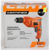 Image 1 : NEW CERTIFIED 4A 3/8 3000 RPM CORDED DRILL