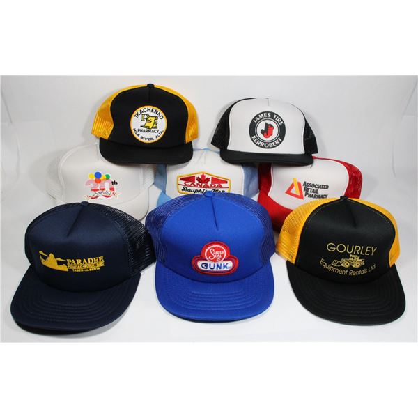 BUNDLE OF BASEBALL AND TRUCKER HATS