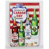 Image 1 : CANADA DRY THEMED METAL SIGN NEW