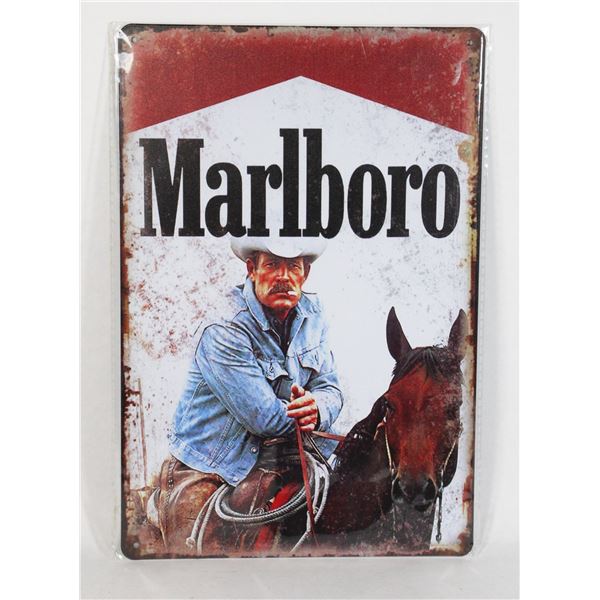MARLBORO THEMED METAL SIGN NEW