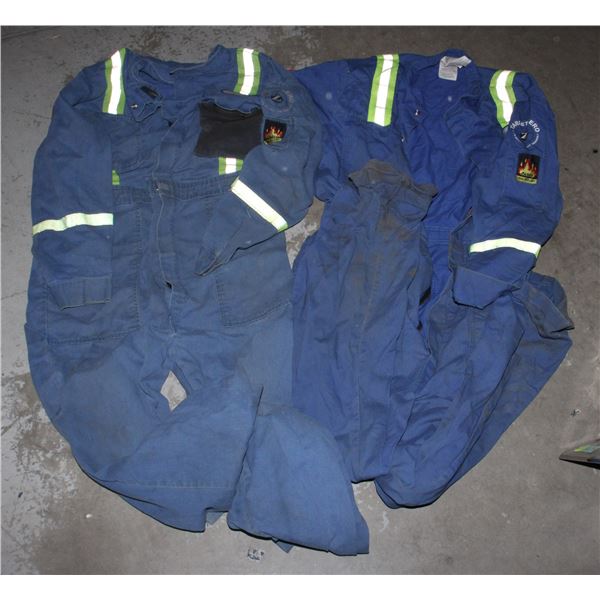 TWO SIZE LARGE COVERALLS
