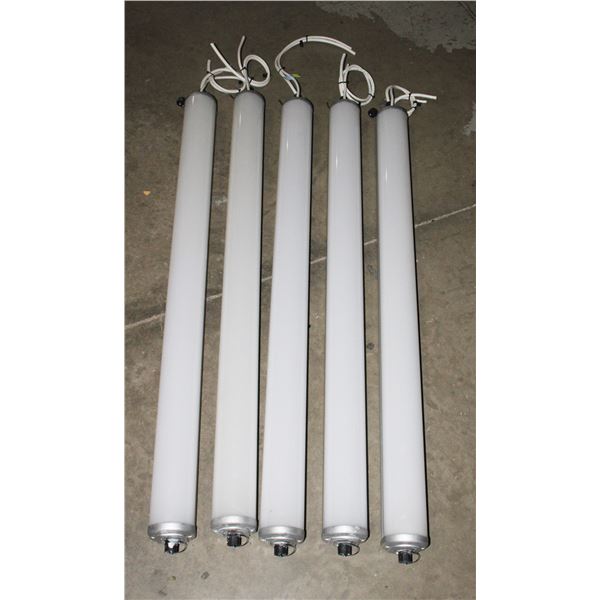 LOT OF 5, 30 WATT AC/DC CEILING LIGHTS.