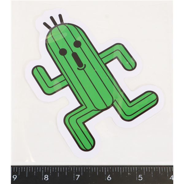 NEW FINAL FANTASY THEME CACTUAR DECAL/STICKER