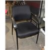 Image 1 : BLACK FABRIC CHAIR, COMMERCIAL QUALITY