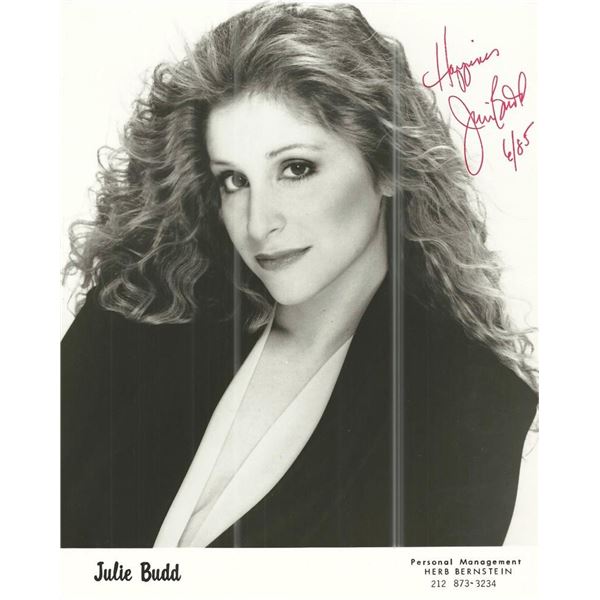 Musician Julie Budd Signed Photo