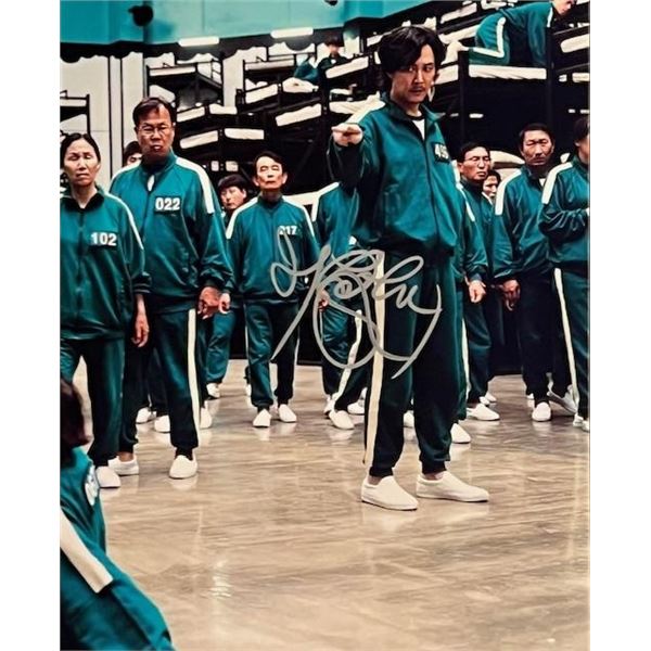 Squid Games Lee Jung-jae signed photo