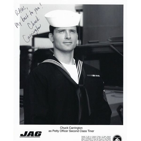 JAG Chuck Carrington signed photo