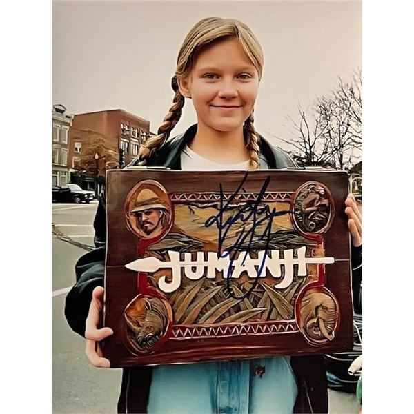Jumanji Kirsten Dunst signed movie photo