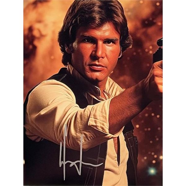 Star Wars Harrison Ford signed movie photo