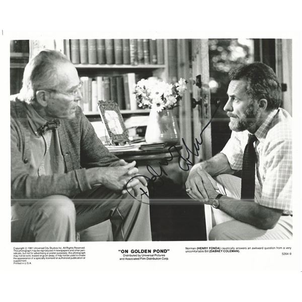 On Golden Pond Dabney Coleman Signed Photo