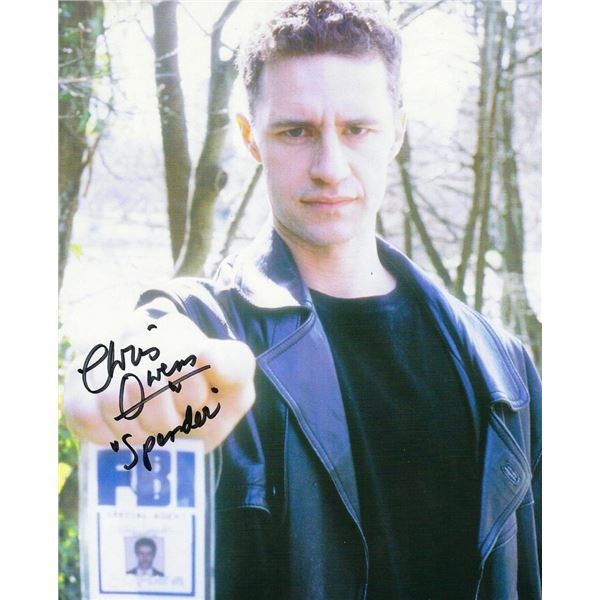 X Files Chris Owens signed photo