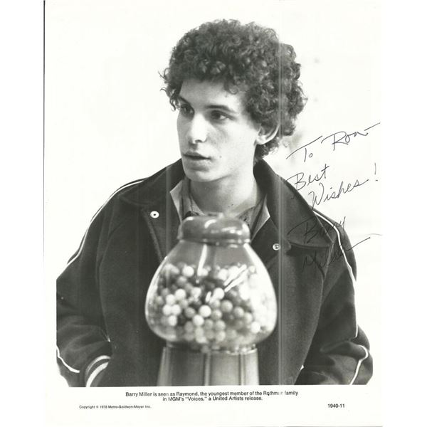 Voices Barry Miller Signed Movie Photo